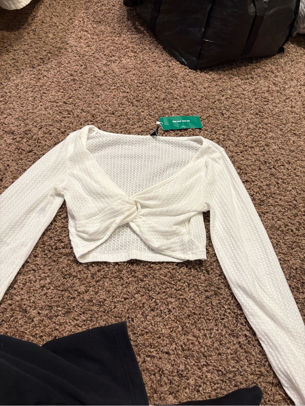 White cross long sleeve